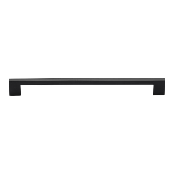 C0337 256-BKMT • 256 x 276 x 30mm • Matt Black • Heritage Brass Metro Cabinet Pull Handle